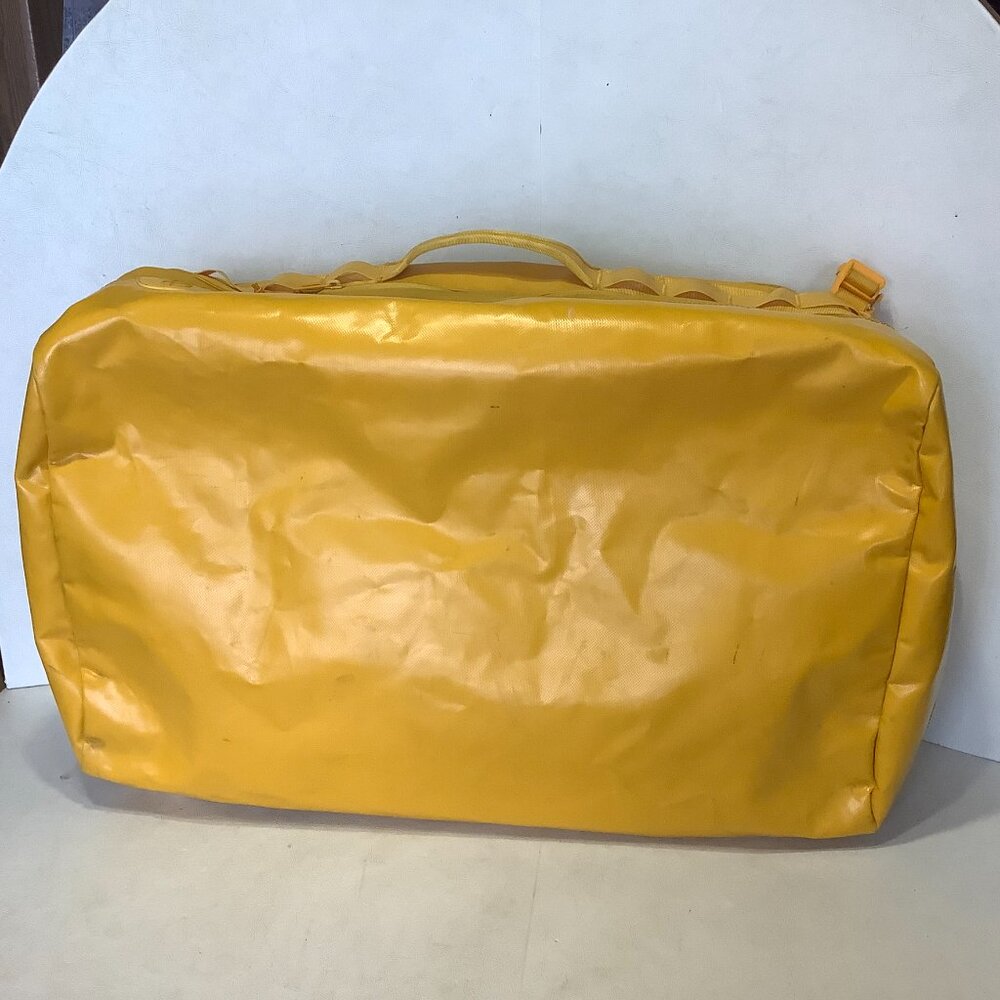 Baboon to the Moon Waterproof Large Travel Duffel Bag Yellow 22" x 14" x 9" - Picture 6 of 12
